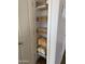 Linen closet with wire shelving for storage at 14950 W Mountain View Blvd # 5304, Surprise, AZ 85374