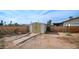 Convenient storage shed with a paved pathway for easy access at 3433 W Mescal St, Phoenix, AZ 85029