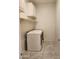 This laundry room is fitted with washer and dryer connections at 4866 N 185Th Dr, Goodyear, AZ 85395