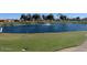 Scenic pond with fountain and surrounding landscape at 7950 E Keats Ave # 194, Mesa, AZ 85209