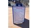 Sunland Village East Tennis Club information sign at 7950 E Keats Ave # 194, Mesa, AZ 85209