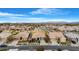 Aerial view of a quiet residential neighborhood with a community park at 21576 E Pecan Ct, Queen Creek, AZ 85142