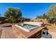 Relax in this hot tub nestled in a beautiful backyard setting at 3872 N Hawthorn Dr, Florence, AZ 85132