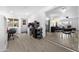 Home office with view into dining area, offering a convenient workspace at 5835 E Dodge St, Mesa, AZ 85205