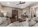 Bright living room featuring a comfortable seating area and an entertainment center at 9814 W Rowel Rd, Peoria, AZ 85383