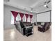 Home theater room with large screen and comfortable seating at 4219 N 161St Ave, Goodyear, AZ 85395