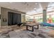 Game room with pool table, ping pong, and comfortable seating at 7120 E Kierland Blvd # 307, Scottsdale, AZ 85254