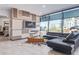 Modern living room with sleek furniture and art at 7120 E Kierland Blvd # 307, Scottsdale, AZ 85254