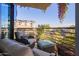 Spacious patio with seating area and city views at 7120 E Kierland Blvd # 307, Scottsdale, AZ 85254