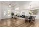 Well-lit living room with a dining area, and a comfortable seating, providing a welcoming atmosphere at 135 E Julian Dr, Gilbert, AZ 85295