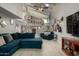 Open living area showcasing high ceilings and stylish furniture at 4238 N 44Th St, Phoenix, AZ 85018