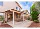 Covered patio with ceiling fan and access to backyard at 4610 E Bluefield Ave, Phoenix, AZ 85032