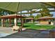 Community patio with covered seating and picnic tables at 14300 W Bell Rd # 65, Surprise, AZ 85374