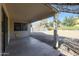 Covered patio with view of the backyard at 2042 E Aire Libre Ave, Phoenix, AZ 85022
