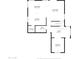 First floor plan features a kitchen, living room, bedroom, and bathroom at 754 E Kesler Ln, Chandler, AZ 85225