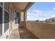 Private balcony with covered patio offers outdoor living space at 14575 W Mountain View Blvd # 11317, Surprise, AZ 85374