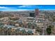 Aerial view showcasing the building and cityscape at 16 W Encanto Blvd # 609, Phoenix, AZ 85003