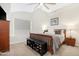 Main bedroom with high ceilings and a walk-in closet at 16 W Encanto Blvd # 609, Phoenix, AZ 85003