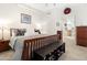 Large main bedroom with ceiling fan and en suite bathroom at 16 W Encanto Blvd # 609, Phoenix, AZ 85003
