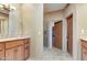 Elegant bathroom with double vanity and a glass shower at 18626 E Amarado Cir, Rio Verde, AZ 85263