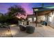 Relaxing patio area with outdoor kitchen and seating at 30017 N 60Th St, Cave Creek, AZ 85331