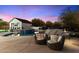 Inviting pool and patio with comfortable seating at 30017 N 60Th St, Cave Creek, AZ 85331