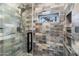 Shower with unique tilework and a window at 30017 N 60Th St, Cave Creek, AZ 85331