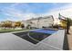 Outdoor entertainment area with basketball and pickleball court at 30017 N 60Th St, Cave Creek, AZ 85331