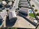 Aerial view of house, pool, and large backyard at 4642 W Alabama Ln, San Tan Valley, AZ 85144
