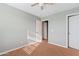 Light and bright bedroom with a door to another room at 4642 W Alabama Ln, San Tan Valley, AZ 85144