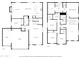 Two-story home floor plan, featuring multiple bedrooms, bathrooms, and a two-car garage at 4642 W Alabama Ln, San Tan Valley, AZ 85144