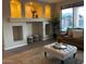 Comfortable living room with built-in shelving and lots of natural light at 1923 E Zion Way, Chandler, AZ 85249