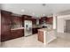 Modern kitchen featuring granite countertops and ample cabinet space at 30417 N 42Nd Pl, Cave Creek, AZ 85331