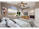 Bright and airy main bedroom with ensuite bathroom access at 30417 N 42Nd Pl, Cave Creek, AZ 85331