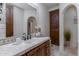 Well-appointed bathroom with single vanity and tile flooring at 35931 N 82Nd Pl, Scottsdale, AZ 85266