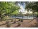 Well-maintained tennis courts surrounded by lush landscaping at 3655 E Louise Dr, Phoenix, AZ 85050