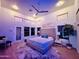 Spacious main bedroom featuring a king-size bed and stylish decor at 11988 N 136Th Way, Scottsdale, AZ 85259