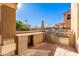 Outdoor kitchen with stainless steel appliances at 2977 E Teakwood Pl, Chandler, AZ 85249