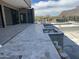 Large backyard featuring an unfinished pool with patio that connects the kitchen and outdoor spaces at 3703 S Avenida De Angeles --, Gold Canyon, AZ 85118