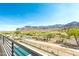 Beautiful mountain view from the balcony overlooking desert landscape and a quiet residential street at 3703 S Avenida De Angeles --, Gold Canyon, AZ 85118