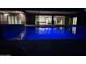 Relaxing pool view at night, illuminated with blue lighting at 3703 S Avenida De Angeles --, Gold Canyon, AZ 85118