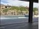 Relaxing view from home of inviting pool with mountain views and desert landscape at 3703 S Avenida De Angeles --, Gold Canyon, AZ 85118