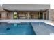 Sparkling backyard pool with spa, desert landscape and covered patio and mountain views at 3703 S Avenida De Angeles --, Gold Canyon, AZ 85118