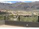 Beautiful mountain views from a balcony overlooking neighboring homes and desert landscaping at 3703 S Avenida De Angeles --, Gold Canyon, AZ 85118
