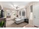 Open living room featuring a sectional sofa and kitchen views at 5185 S Eileen Dr, Chandler, AZ 85248