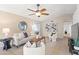 Inviting living room with a neutral color palette and stylish furniture arrangement at 6819 E Grandview Dr, Scottsdale, AZ 85254