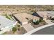 Aerial view of home with desert mountain views at 11578 W Montansoro Ln, Peoria, AZ 85383