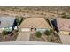 Aerial view of home and landscaped front yard at 11578 W Montansoro Ln, Peoria, AZ 85383