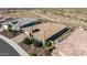Aerial view of a house with a large backyard and a desert landscape at 11578 W Montansoro Ln, Peoria, AZ 85383