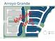Map highlighting the location of Arroyo Grande lots within the community at 1180 E Ridgerock St, Casa Grande, AZ 85122